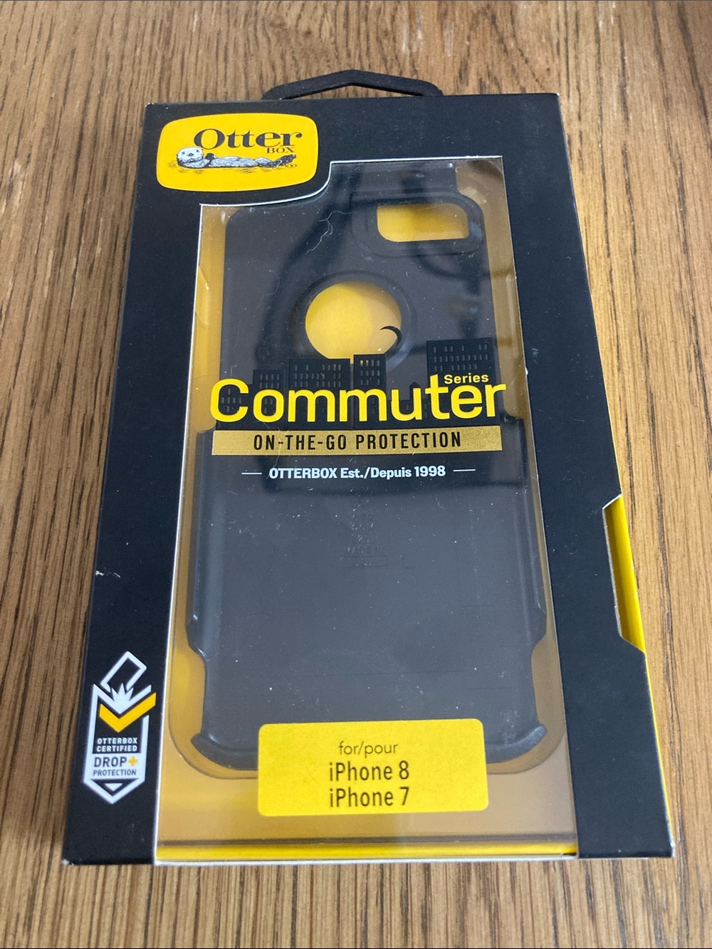 OtterBox Commuter Series Black and Yellow iPhone 7/8 Case
